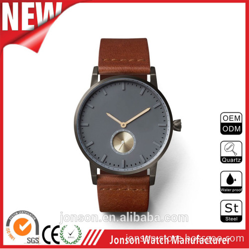 Custom your own logo antique quartz watch with paper box packing
